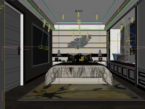 deluxe master bedroom design 05 3D Model