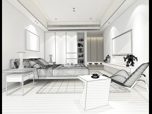 deluxe master bedroom design 06 3D Модель