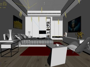 deluxe master bedroom design 06 3D Модель