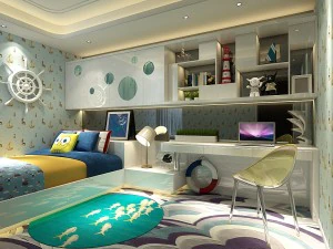 Deluxe-Hauptschlafzimmer-Design 07 3D Modell