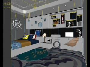 deluxe master bedroom design 07 3D Model