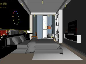 deluxe master bedroom design 08 3D Model