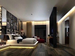 deluxe master bedroom design 09 3D Model