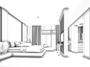 deluxe master bedroom design 09 3D 模型