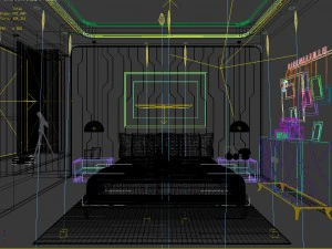 deluxe master bedroom design 10 3D Model