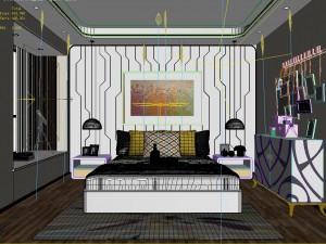 deluxe master bedroom design 10 Model 3D