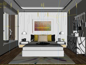 deluxe master bedroom design 10 Model 3D