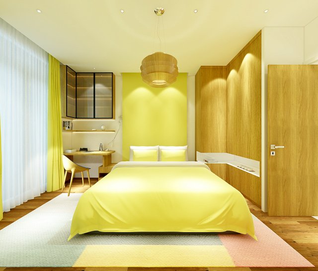deluxe master bedroom design 11 3D Model .c4d .max .obj .3ds .fbx .stl .blend