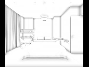 deluxe master bedroom design 11 3D Model