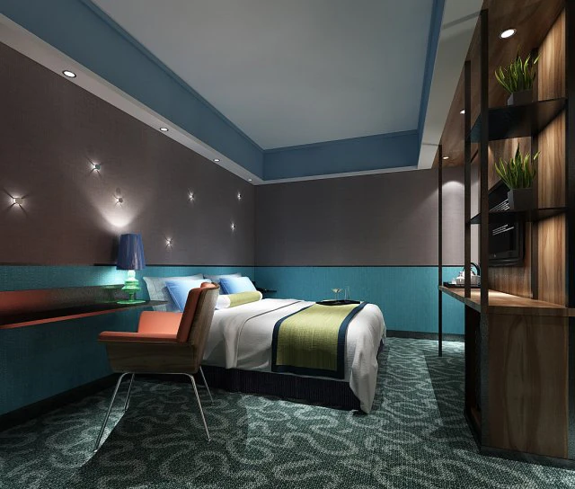deluxe master bedroom design 12 3D Model .c4d .max .obj .3ds .fbx .stl .blend
