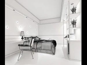 deluxe master bedroom design 12 3D Model