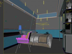 deluxe master bedroom design 12 3D Model