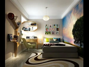 디럭스 마스터 침실 디자인 13 3D 모델