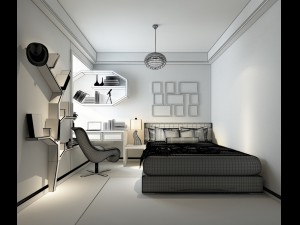 deluxe master bedroom design 13 Model 3D