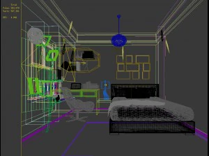 deluxe master bedroom design 13 3D Model