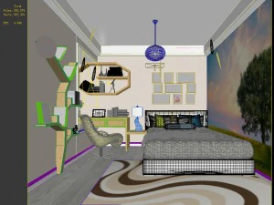 deluxe master bedroom design 13 3D Model