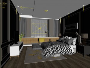 deluxe master bedroom design 14 3Dモデル