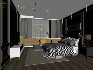 deluxe master bedroom design 14 3D Model