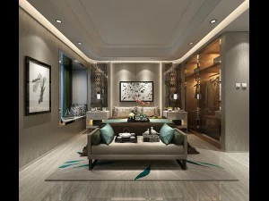 디럭스 마스터 침실 디자인 15 3D 모델