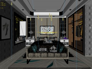 deluxe master bedroom design 15 3D 模型