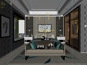 deluxe master bedroom design 15 3D 模型