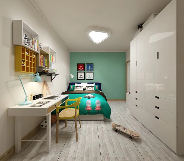 deluxe master bedroom design 16 3D Model .c4d .max .obj .3ds .fbx .stl .blend 
