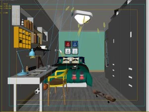 deluxe master bedroom design 16 3D Model
