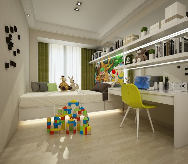 deluxe master bedroom design 17 3D Model .c4d .max .obj .3ds .fbx .stl .blend 