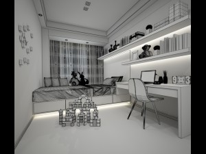 deluxe master bedroom design 17 3D Model