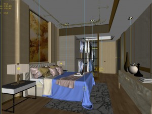 deluxe master bedroom design 18 3D Модель