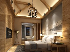 디럭스 마스터 침실 디자인 19 3D 모델