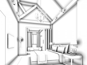 deluxe master bedroom design 19 3Dモデル