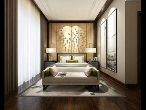 디럭스 마스터 침실 디자인 20 3D 모델