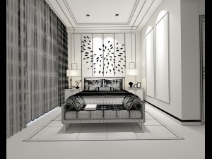 deluxe master bedroom design 20 Modelo 3D
