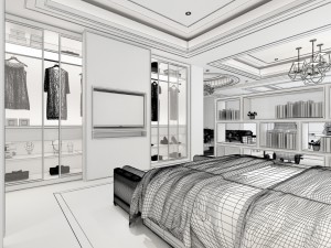 deluxe master bedroom design 21 3D Model