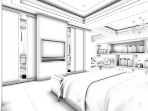 deluxe master bedroom design 21 3D Model