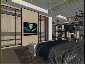 deluxe master bedroom design 21 3D Model
