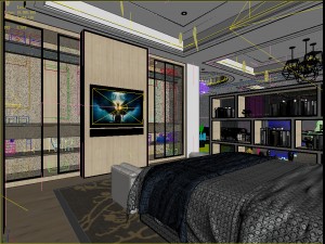 deluxe master bedroom design 21 3D Model