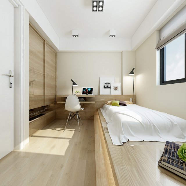 deluxe master bedroom design 22 3D 模型 .c4d .max .obj .3ds .fbx .stl .blend 
