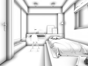 deluxe master bedroom design 22 3D 模型
