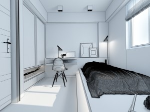 deluxe master bedroom design 22 3D 模型