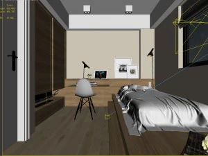 deluxe master bedroom design 22 3D Model