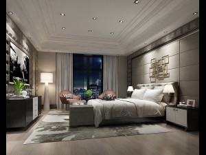deluxe master bedroom design 23 3D Model