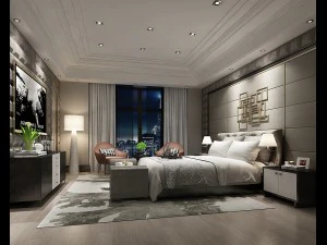 디럭스 마스터 베드룸 디자인 23 3D 모델