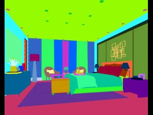 deluxe master bedroom design 23 3D Model