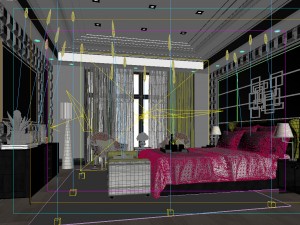 deluxe master bedroom design 23 3D Model