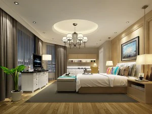 디럭스 마스터 침실 디자인 24 3D 모델