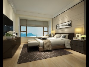 deluxe master bedroom design 25 3D मॉडल