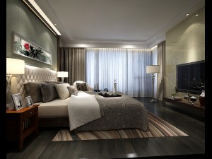 deluxe master bedroom design 26 3D मॉडल