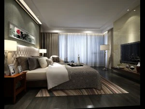 디럭스 마스터 베드룸 디자인 26 3D 모델